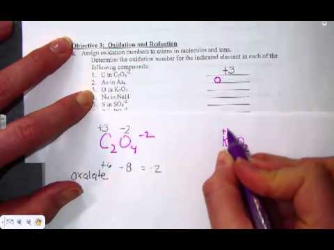 assigning oxidation numbers assigning oxidation numbers