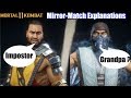 MK11 Characters Give Mirror Match Explanations - Mortal Kombat 11