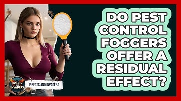 Do Pest Control Foggers Offer A Residual Effect? - Insects and Invaders