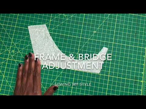 Bra Pattern Adjustment - Frame/Bridge 