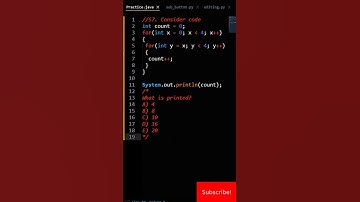 2023 AP Computer Science A MCQ 57 #apcsa #apcs #java #shorts