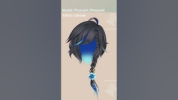 Hair physics are my fav thing to make #live2d #vtuber #vtubermodel #2dvtuber