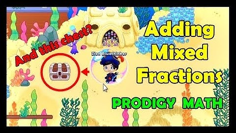 🔴 Adding Mixed Fractions | Prodigy Math Game | Level 62 💪