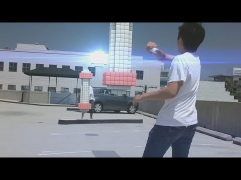 Retro Pong Game in Real Life