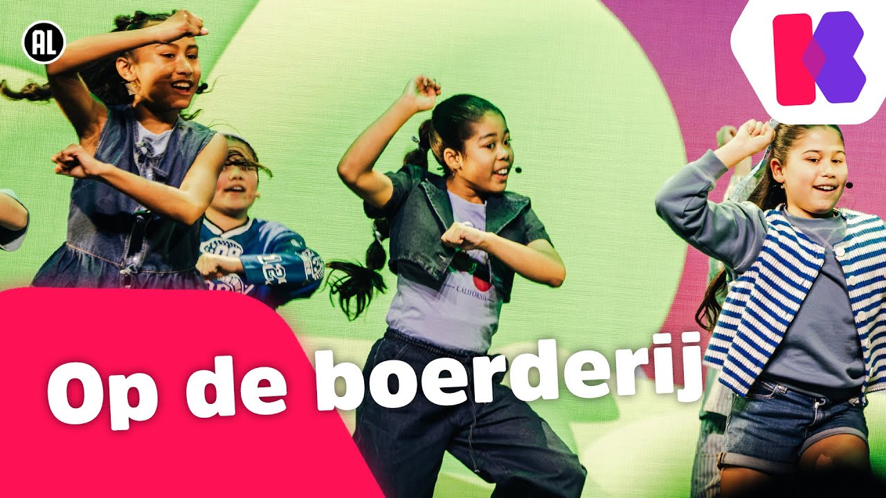 🎵Op de boerderij LIVE bij DE GROTE SHOW - Kinderen voor Kinderen