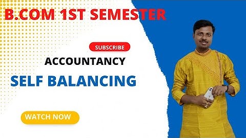 Day-2 ||  Self Balancing Ledger Complete Sum  | Accountancy |B.Com 1st Sem