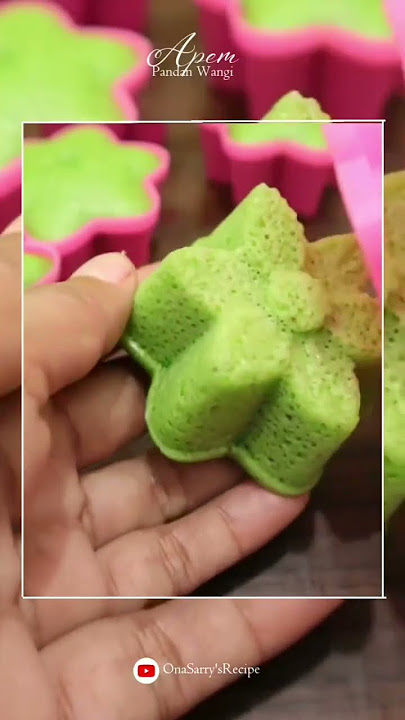 Kue Apem Pandan Wangi Tepung beras