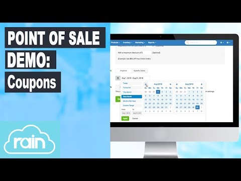 Retail POS (point of sale) Demo: Coupons