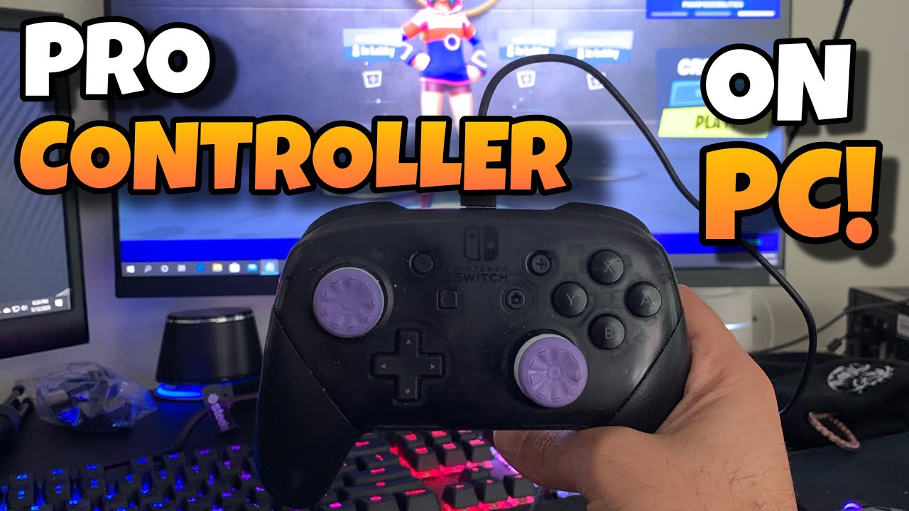 UPDATED* How To Connect A NINTENDO CONTROLLER To PC Fortnite! - YouTube