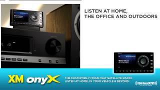 XM OnyX Satellite Radio Receiver XDNX1V1