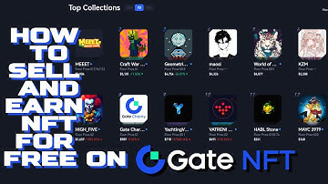 How to SELL your own NFT on GATE.IO for FREE!