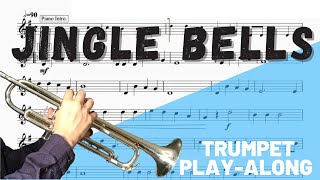 Jingle Bells for Solo Trumpet in Bb. Play-Along/Backing Track. Free Music!