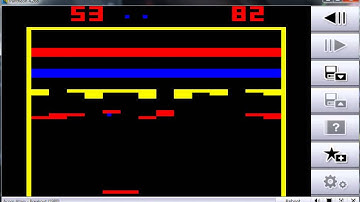 Breakout - Acorn Atom - emulador Pantheon 4.268 - probado en Windows 7 x64