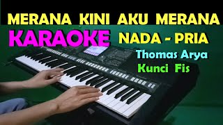 BUNGA - Thomas Arya | KARAOKE Nada Cowok / Pria || Lirik,HD