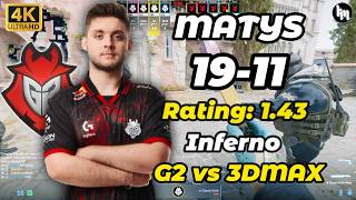 MATYS (19-11) G2 vs 3DMAX (Inferno) IEM Rio 2026 #cs2 #G2 #MATYS