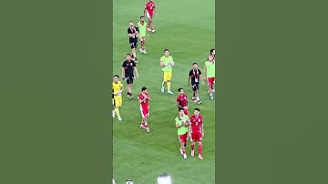 Raut wajah sedih dan kecewa pemain Timnas Indonesia seusai kalah melawan Arab Saudi #timnasindonesia