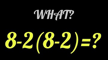 🤯 Math Challenge: Can YOU Solve This Viral Equation? (8 - 2(8 - 2) = ?) 🇺🇸🇨🇦🇬🇧🇦🇺
