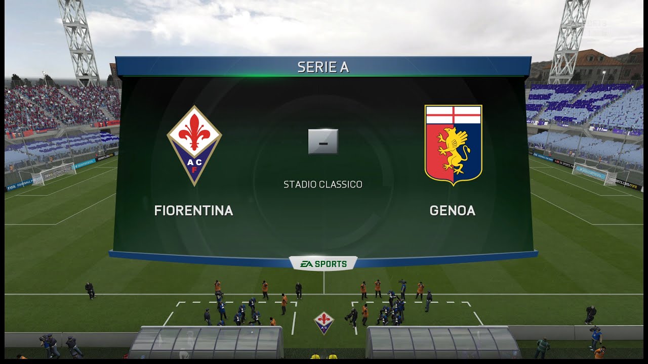 Fifa 15 Чемпионат Италии второй тур Fiorentina - Genoa