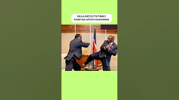 RAILA AND RUTO FINALY FIGHTING AFTER HANDSHAKE Riggyg 