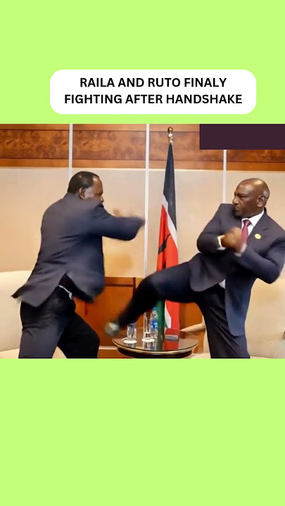 RAILA AND RUTO FINALY FIGHTING AFTER HANDSHAKE #riggyg