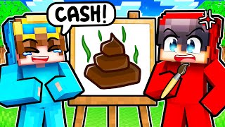 Nico vs Cash SPEED DRAW in Minecraft!