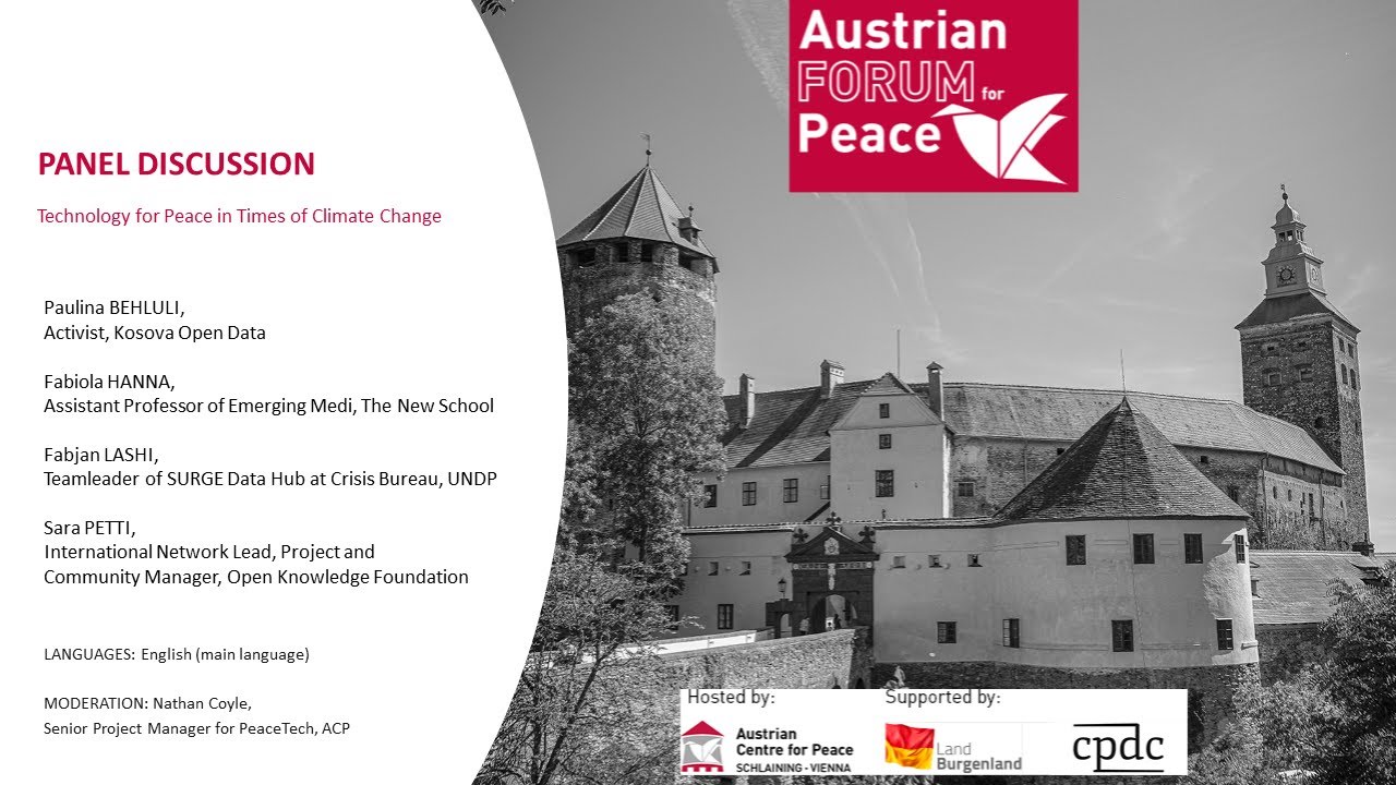 Panel Discussion: Technology for Peace in Times of Climate Change - YouTube