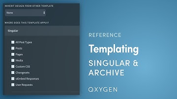 Oxygen Singular & Archive Templates: Any Post Type, Any Taxonomy (Including Custom)