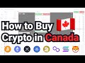 How to buy crypto in canada  online 2024  step by step