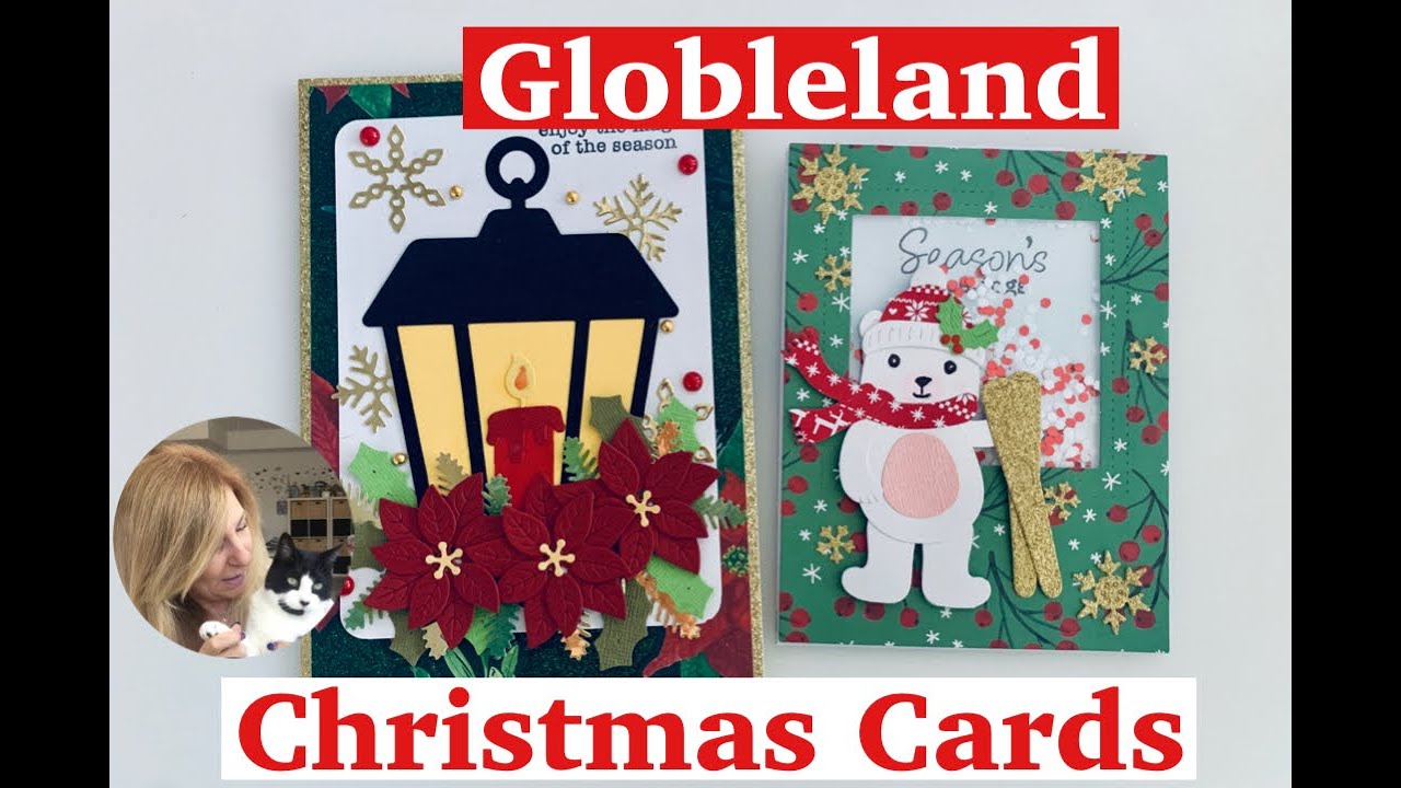 Christmas Cards Using Globleland // Christmas Cardmaking YouTube