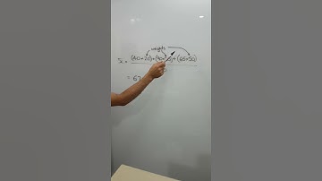 How to calculate the weighted average or mean of a data set in statistics