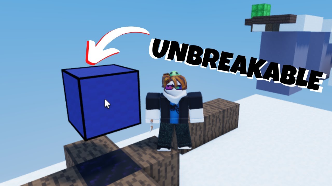Unbreakable Block Glitch!! this is too unfairly OP... | Roblox BedWars ...