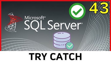Curso SQL Server - 43. Estructura TRY - CATCH (Transact SQL) | UskoKruM2010