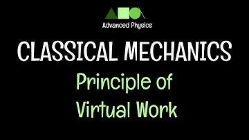 Classical Mechanics- Principle of Virtual Work