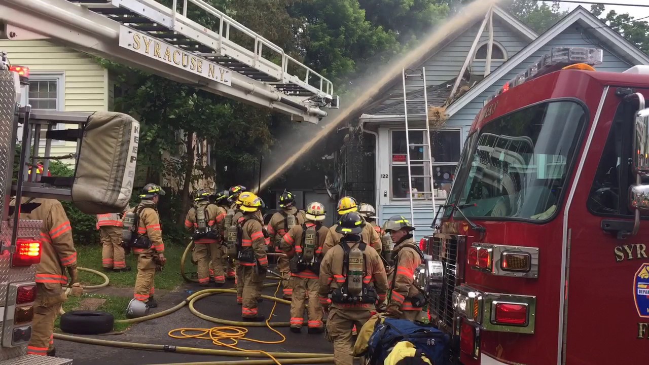 Hobart Ave, Syracuse, house fire YouTube