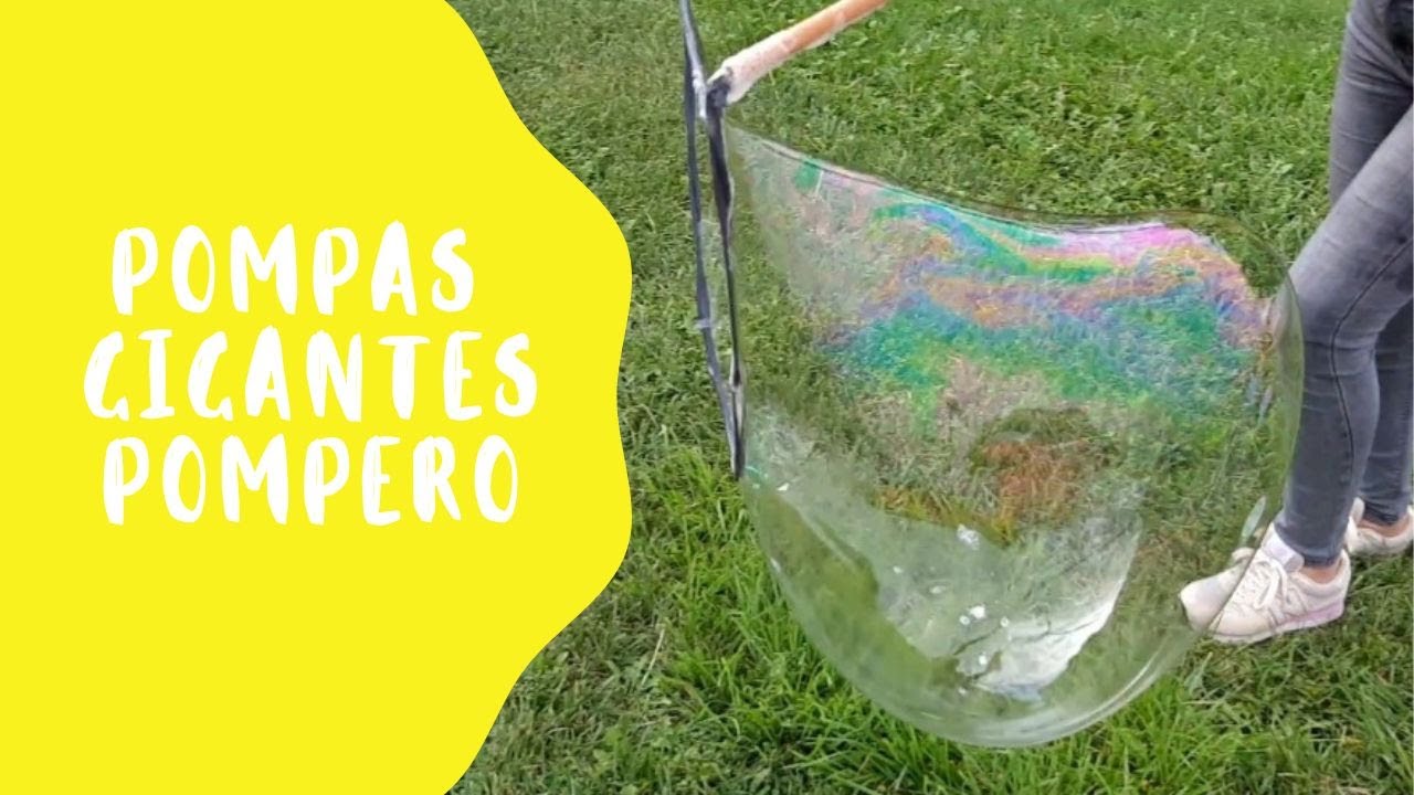 Pompero Juego Para Hacer Pompas De Jabon Pistola De Burbujas Para