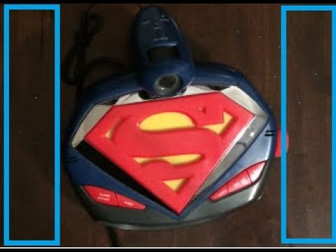 Superman Alarm Clock with time projection - YouTube