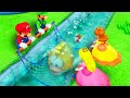 Super Mario Party - Minigames - Mario vs Luigi vs Peach vs Daisy (Net Worth Minigame)