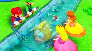 Super Mario Party - Minigames - Mario vs Luigi vs Peach vs Daisy (Net Worth Minigame)