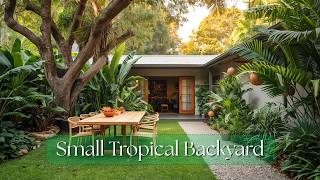 Stunning Tropical Backyard Gardens 2026 - Beautiful Ideas for a Private Garden Oasis