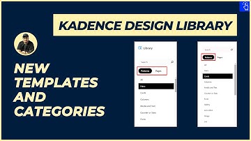 New Templates in Kadence Design Library | More Categories in Kadence Design Library Update