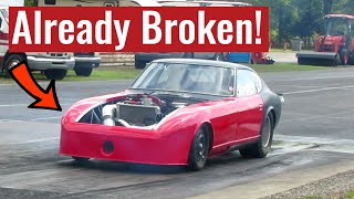 We Broke it Again!  Twin Turbo Inline 6 Datsun