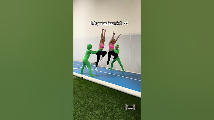 Is gymnastics fake? 👀