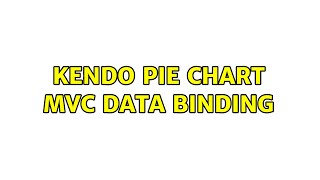Kendo Pie Chart Mvc Data Binding