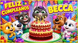 ¡FELIZ CUMPLEAÑOS DE BECCA! 🎂🎉TALKING TOM FRIENDS ¡NUEVA ACTUALIZACIÓN!
