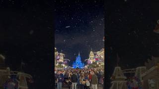 Nothing More Magical Than Standing On Main Street Usa And Its Snowing