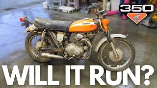 1970 HONDA CL350 Sitting for 42 YEARS || WILL IT RUN? PART 1