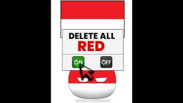 removing colour red from the flags! - countryballs edit || #shorts