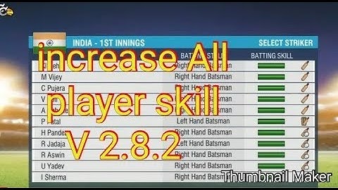 Wcc2||Increase Player Skill In Wcc2 Version 2.8.2||100% working trick