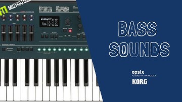 KORG OPSIX BASS SOUNDS DEMO REVIEW