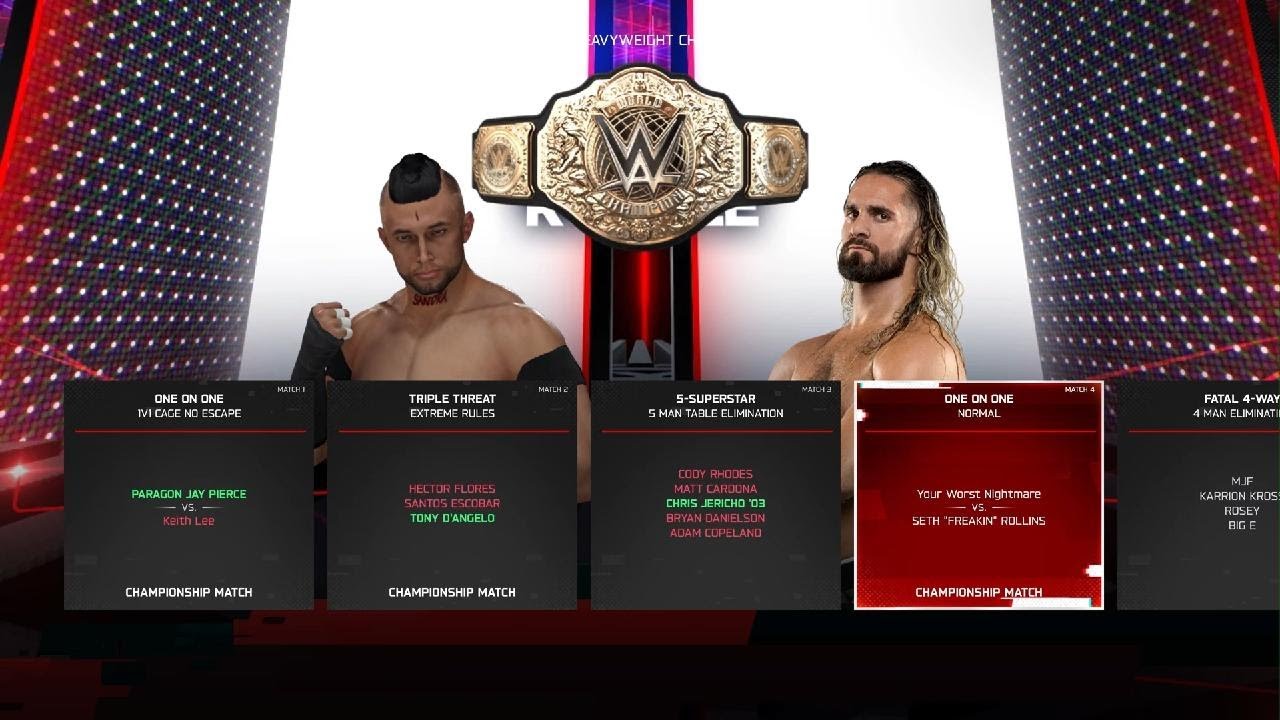 WWE 2K25_ Your Worst Nightmare vs Seth Rollins II